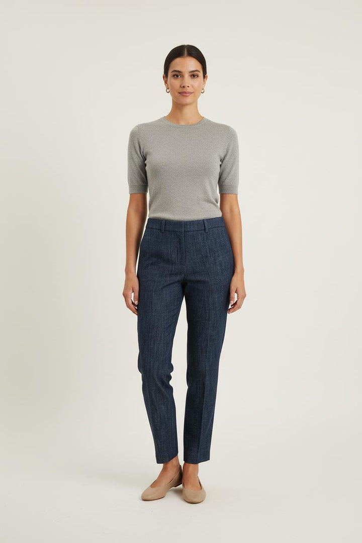 Pantalon Ville Bleu - Taille S/36 de la marque Ines de la Fressange Paris | PARAD77080 - Vendu par Paradigme - Image 1