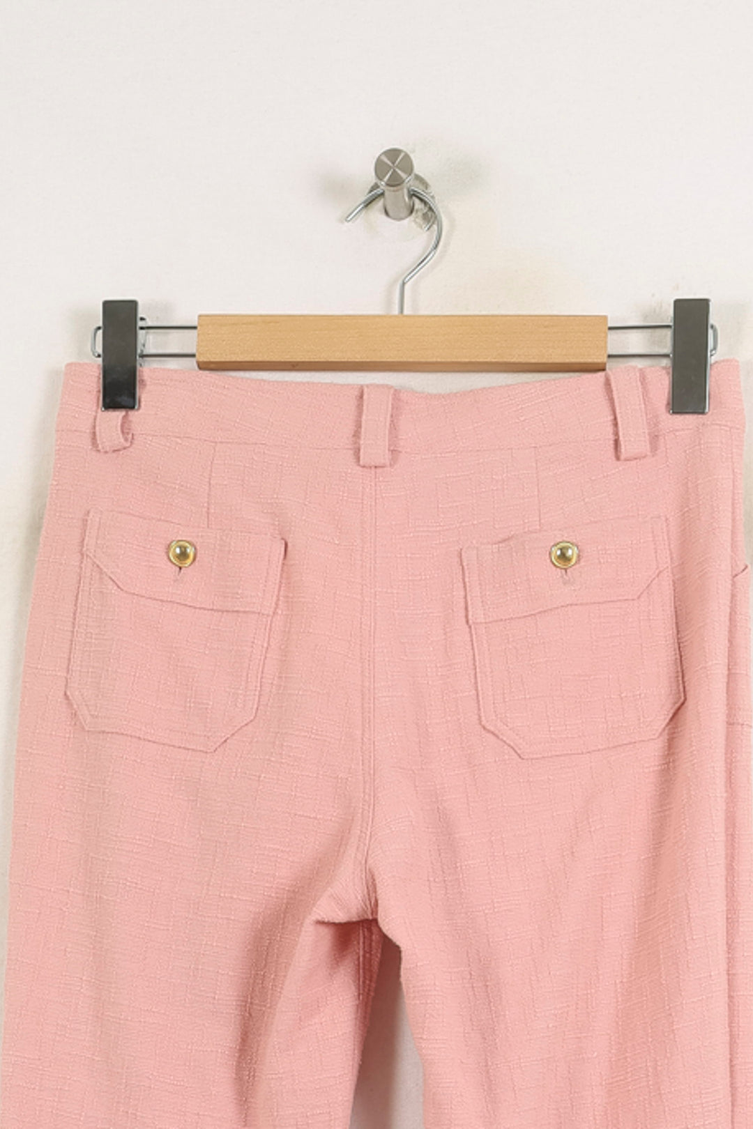 Pantalon Évasé Rose - Taille S/36 de la marque Ines de la Fressange Paris | PARAD77082 - Vendu par Paradigme - Image 4
