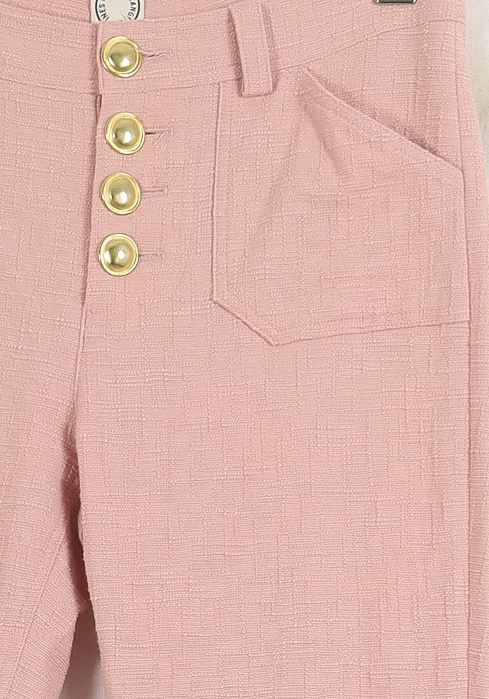 Pantalon Évasé Rose - Taille S/36 de la marque Ines de la Fressange Paris | PARAD77082 - Vendu par Paradigme - Image 3