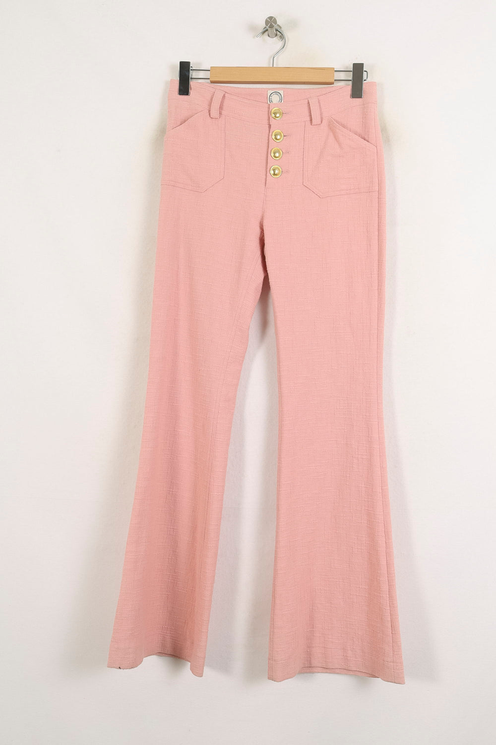 Pantalon Évasé Rose - Taille S/36 de la marque Ines de la Fressange Paris | PARAD77082 - Vendu par Paradigme - Image 2