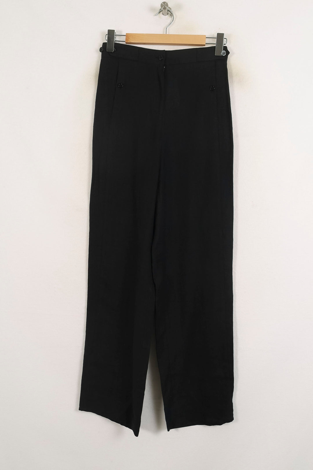 Pantalon Large Noir - Taille S/36 de la marque Ines de la Fressange Paris | PARAD77085 - Vendu par Paradigme - Image 2