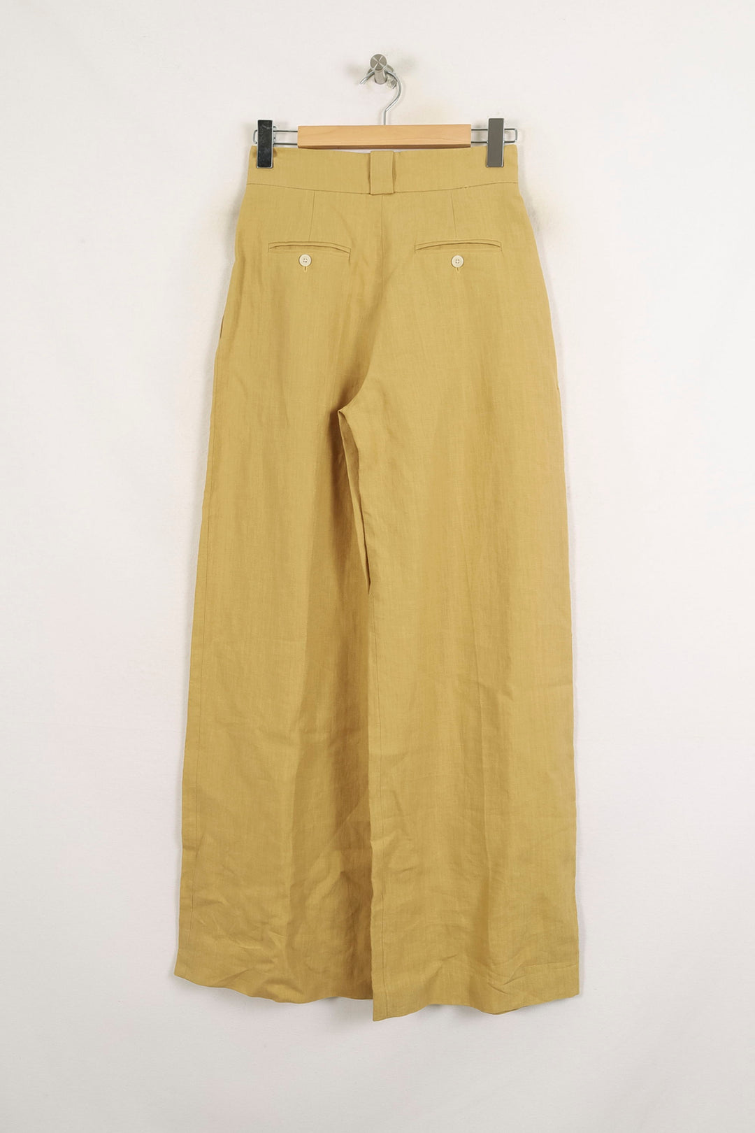 Pantalon Large Jaune - Taille S/36 de la marque Ines de la Fressange Paris | PARAD77090 - Vendu par Paradigme - Image 4