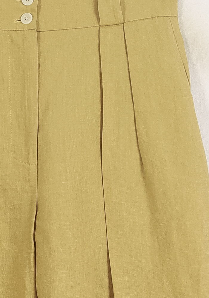 Pantalon Large Jaune - Taille S/36 de la marque Ines de la Fressange Paris | PARAD77090 - Vendu par Paradigme - Image 3