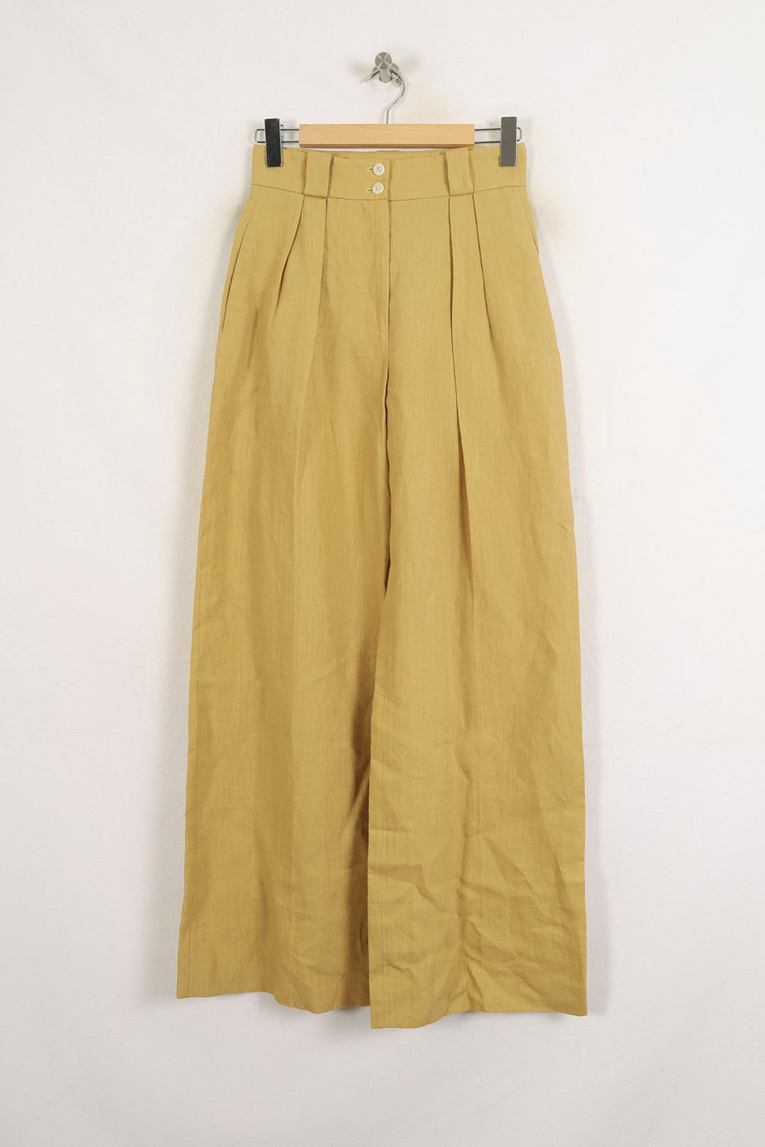 Pantalon Large Jaune - Taille S/36 de la marque Ines de la Fressange Paris | PARAD77090 - Vendu par Paradigme - Image 2