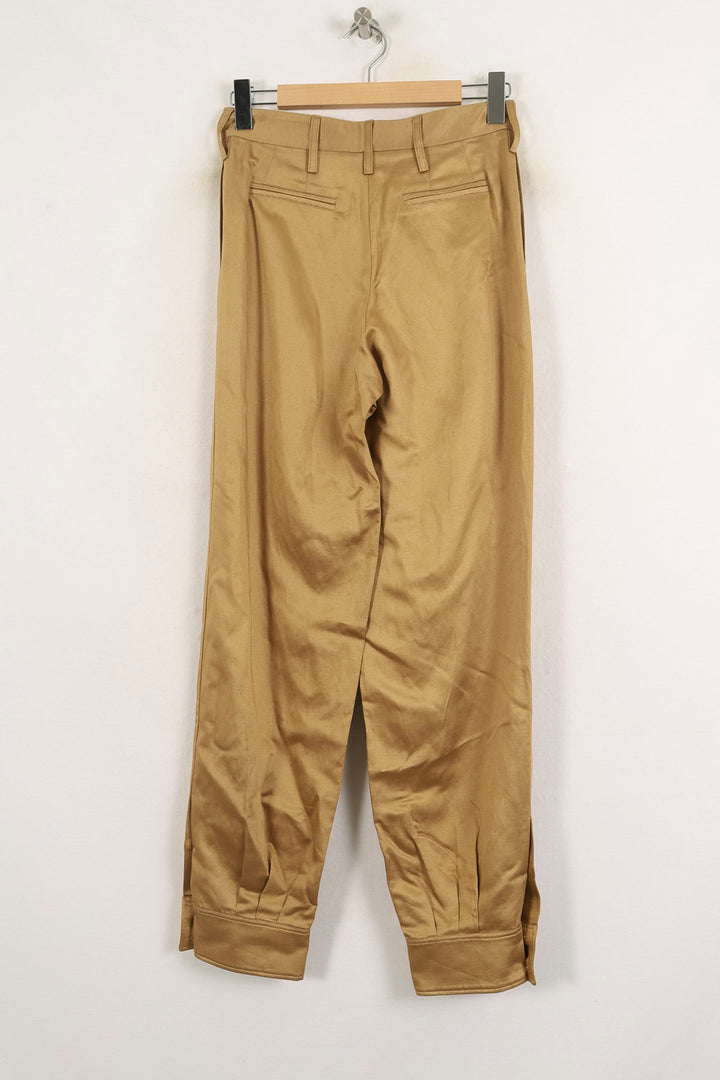 Pantalon Large Or - Taille S/36 de la marque Ines de la Fressange Paris | PARAD77092 - Vendu par Paradigme - Image 4