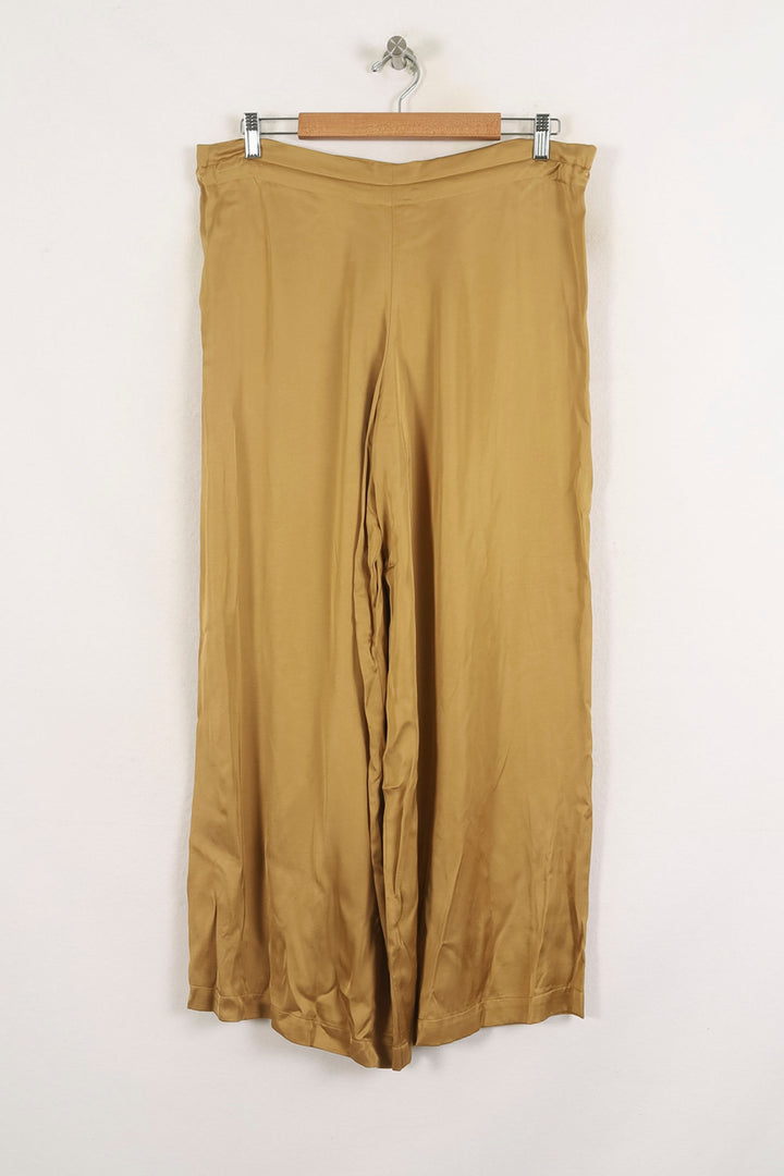 Pantalon Large Beige - Taille S/36 de la marque Ines de la Fressange Paris | PARAD77093 - Vendu par Paradigme - Image 4