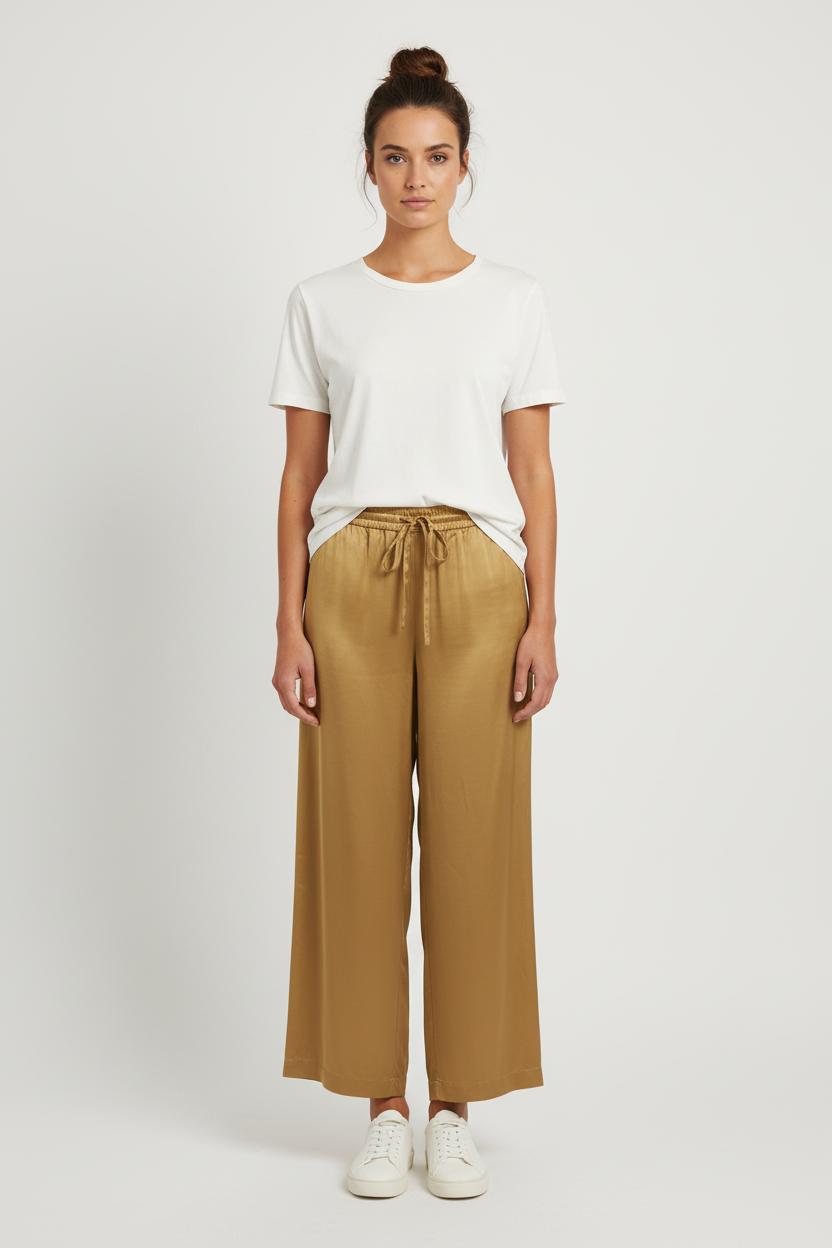 Pantalon Large Beige - Taille S/36 de la marque Ines de la Fressange Paris | PARAD77093 - Vendu par Paradigme - Image 1