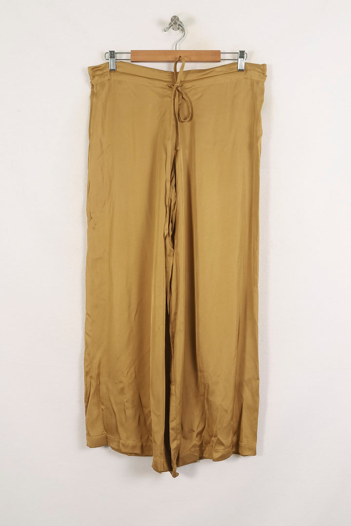 Pantalon Large Beige - Taille S/36 de la marque Ines de la Fressange Paris | PARAD77093 - Vendu par Paradigme - Image 2