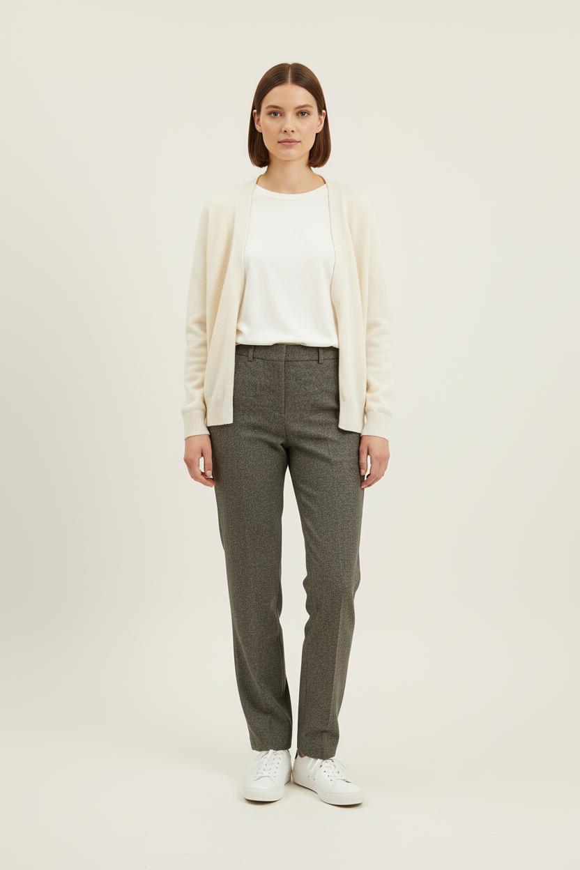 Pantalon Classique Gris - Taille S/36 de la marque Ines de la Fressange Paris | PARAD77096 - Vendu par Paradigme - Image 1