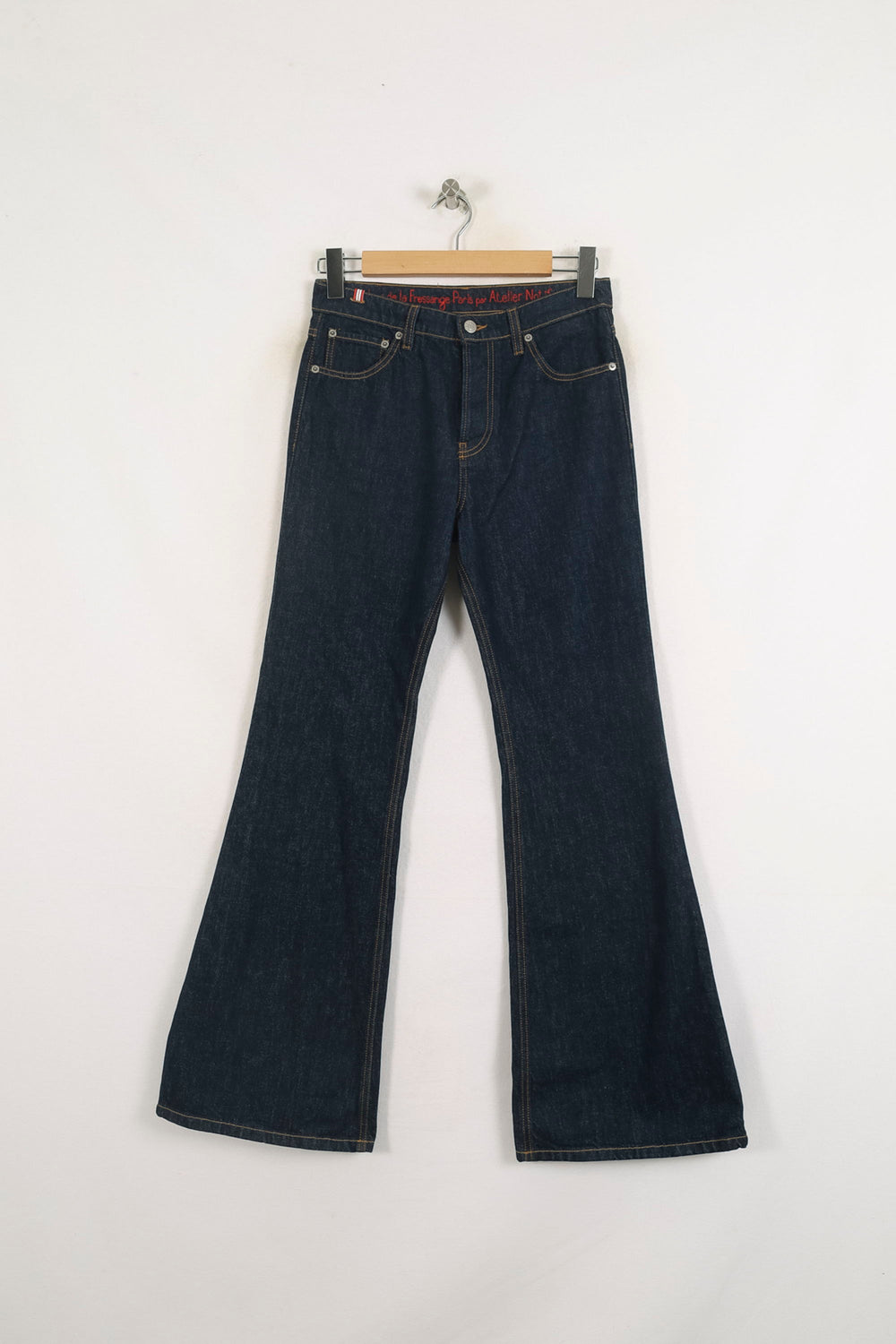 Jean Évasé Bleu - Taille M/38 de la marque Ines de la Fressange Paris | PARAD77098 - Vendu par Paradigme - Image 2