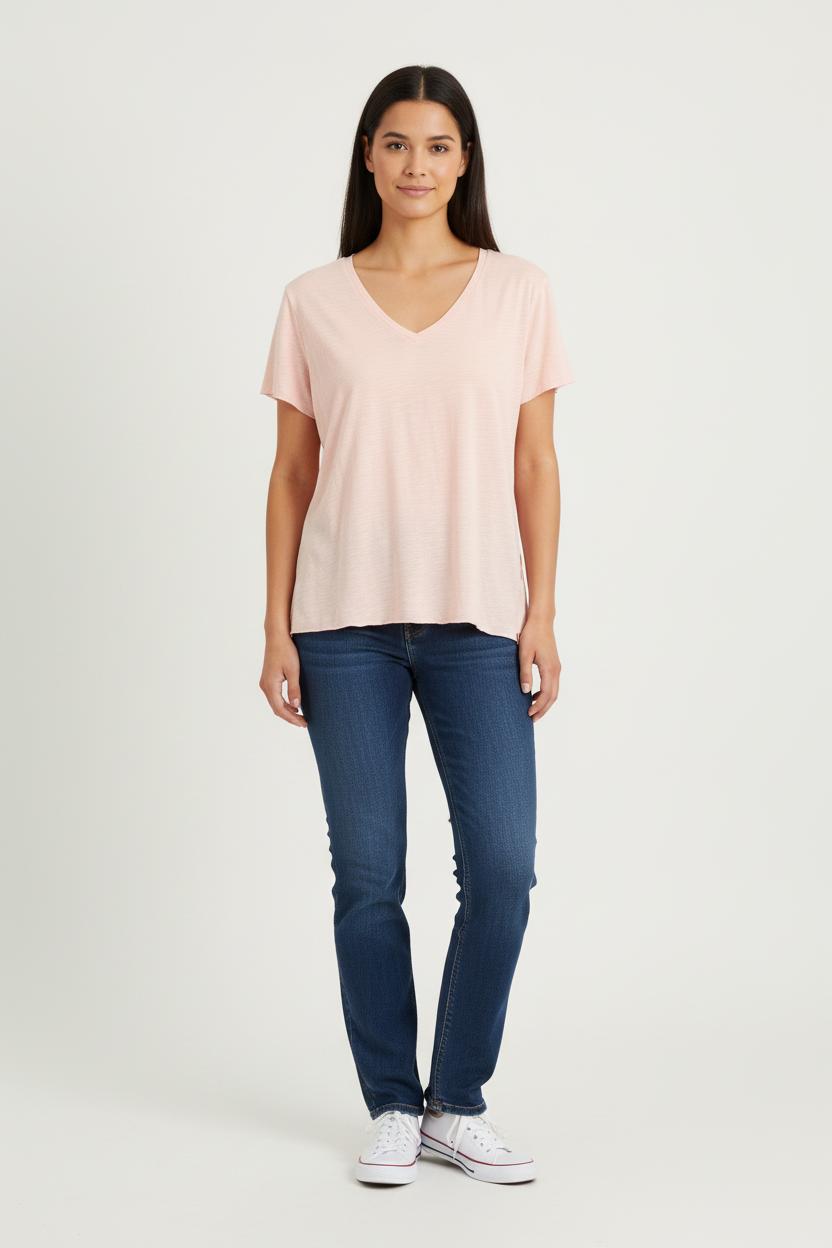 Tee-shirt Rose - Taille L/40 de la marque Ines de la Fressange Paris | PARAD78100 - Vendu par Paradigme - Image 1