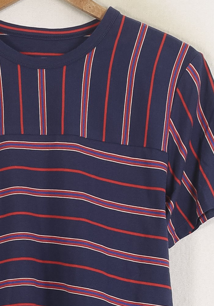 Tee-shirt Bleu et Rouge - Taille S/36 de la marque Ines de la Fressange Paris | PARAD78101 - Vendu par Paradigme - Image 3