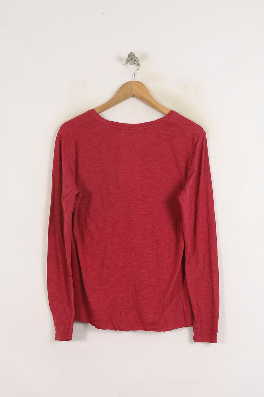 Tee-shirt Manches Longues Bordeaux - Taille S/36 de la marque Ines de la Fressange Paris | PARAD78102 - Vendu par Paradigme - Image 4