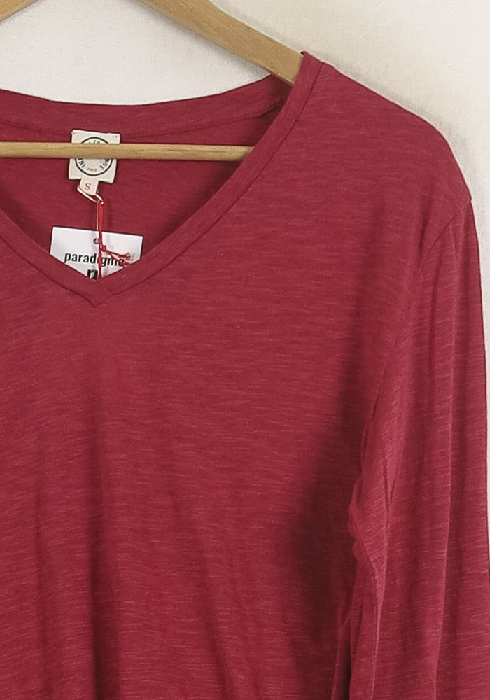 Tee-shirt Manches Longues Bordeaux - Taille S/36 de la marque Ines de la Fressange Paris | PARAD78102 - Vendu par Paradigme - Image 3