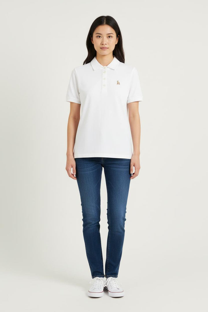 Polo Blanc - Taille XS/34 de la marque Ines de la Fressange Paris | PARAD78107 - Vendu par Paradigme - Image 1