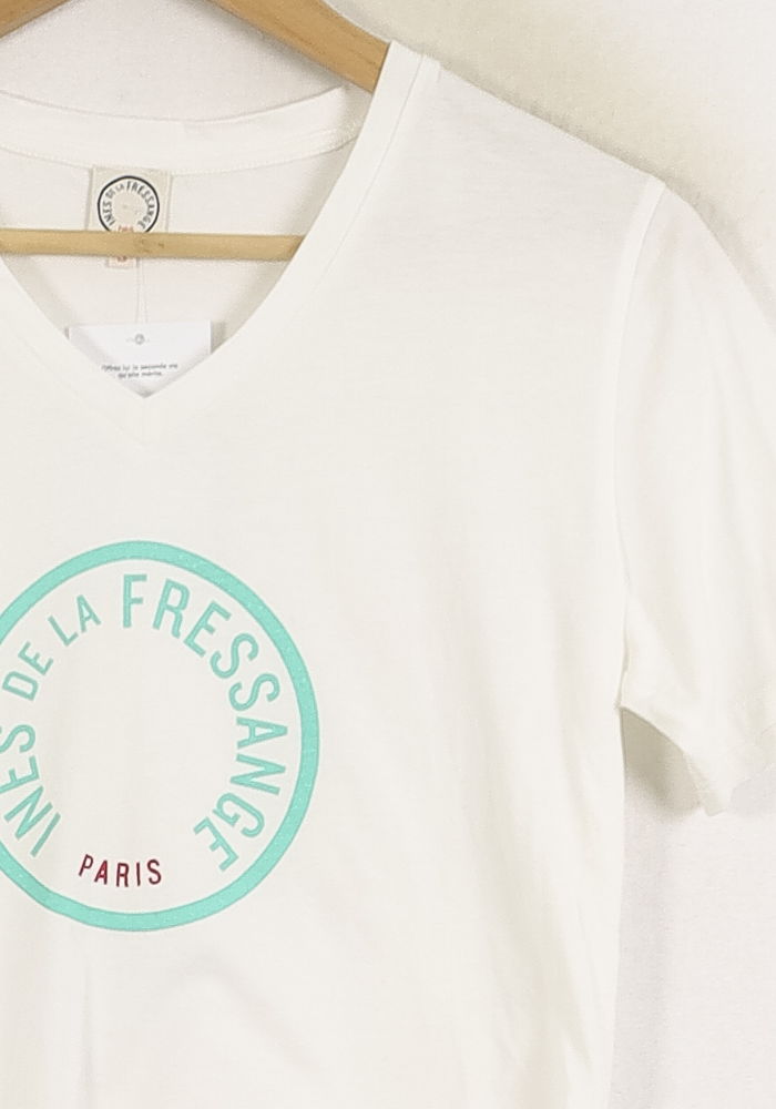 Tee-shirt Blanc - Taille S/36 de la marque Ines de la Fressange Paris | PARAD78109 - Vendu par Paradigme - Image 3
