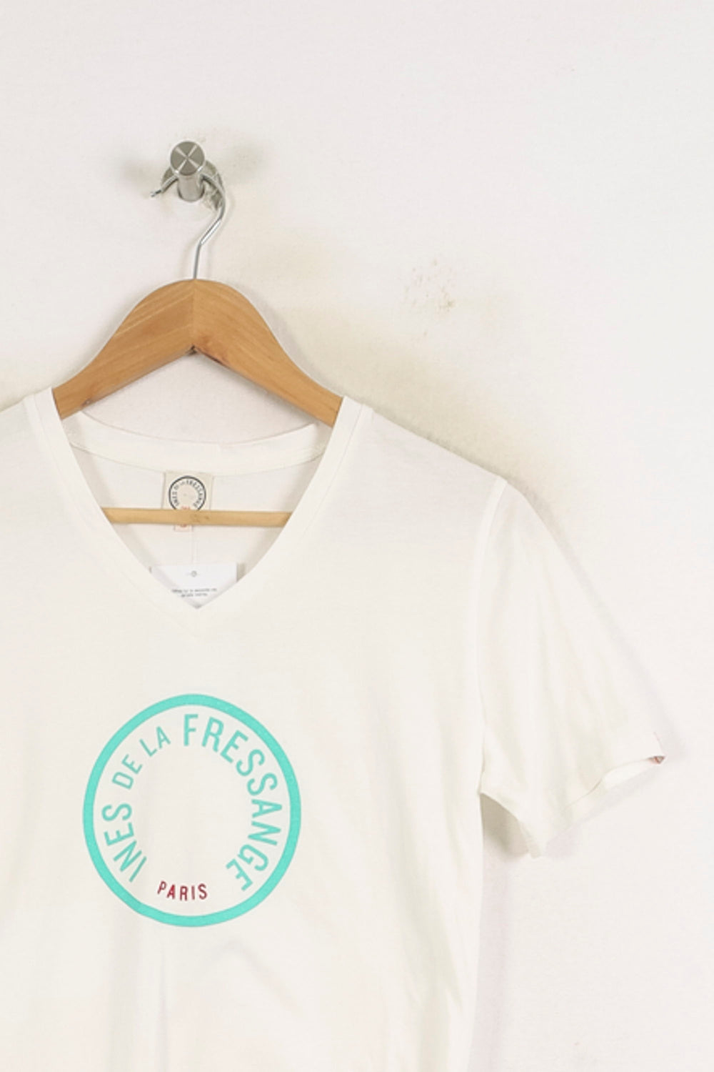 Tee-shirt Blanc - Taille S/36 de la marque Ines de la Fressange Paris | PARAD78109 - Vendu par Paradigme - Image 2
