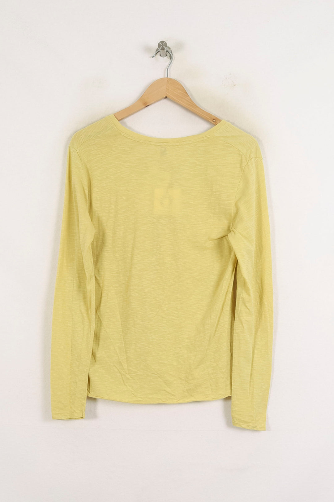 Tee-shirt Manches Longues Jaune - Taille S/36 de la marque Ines de la Fressange Paris | PARAD78112 - Vendu par Paradigme - Image 4