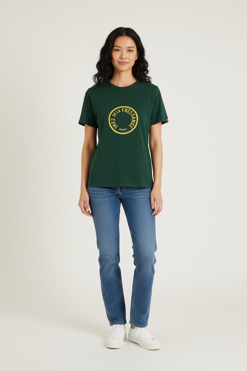 Tee-shirt Vert - Taille S/36 de la marque Ines de la Fressange Paris | PARAD78114 - Vendu par Paradigme - Image 1