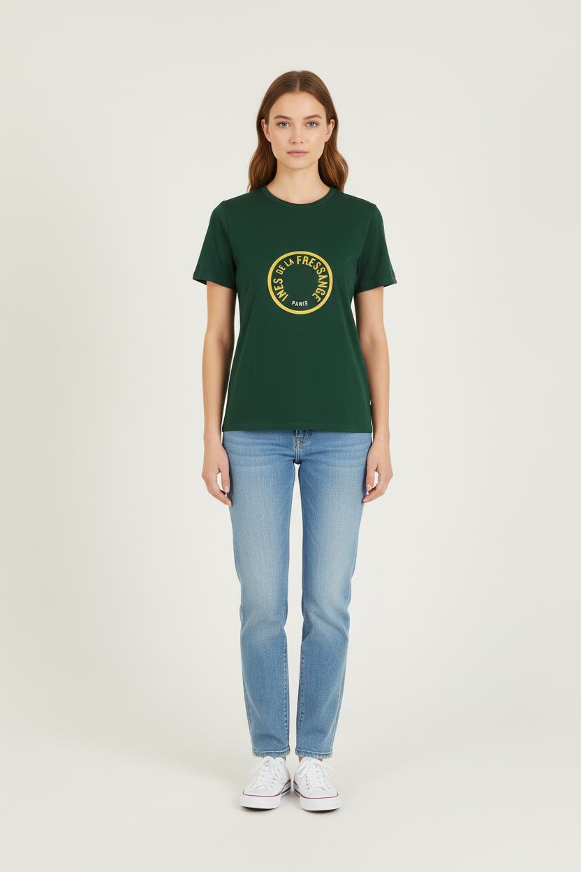 Tee-shirt Vert - Taille S/36 de la marque Ines de la Fressange Paris | PARAD78115 - Vendu par Paradigme - Image 1
