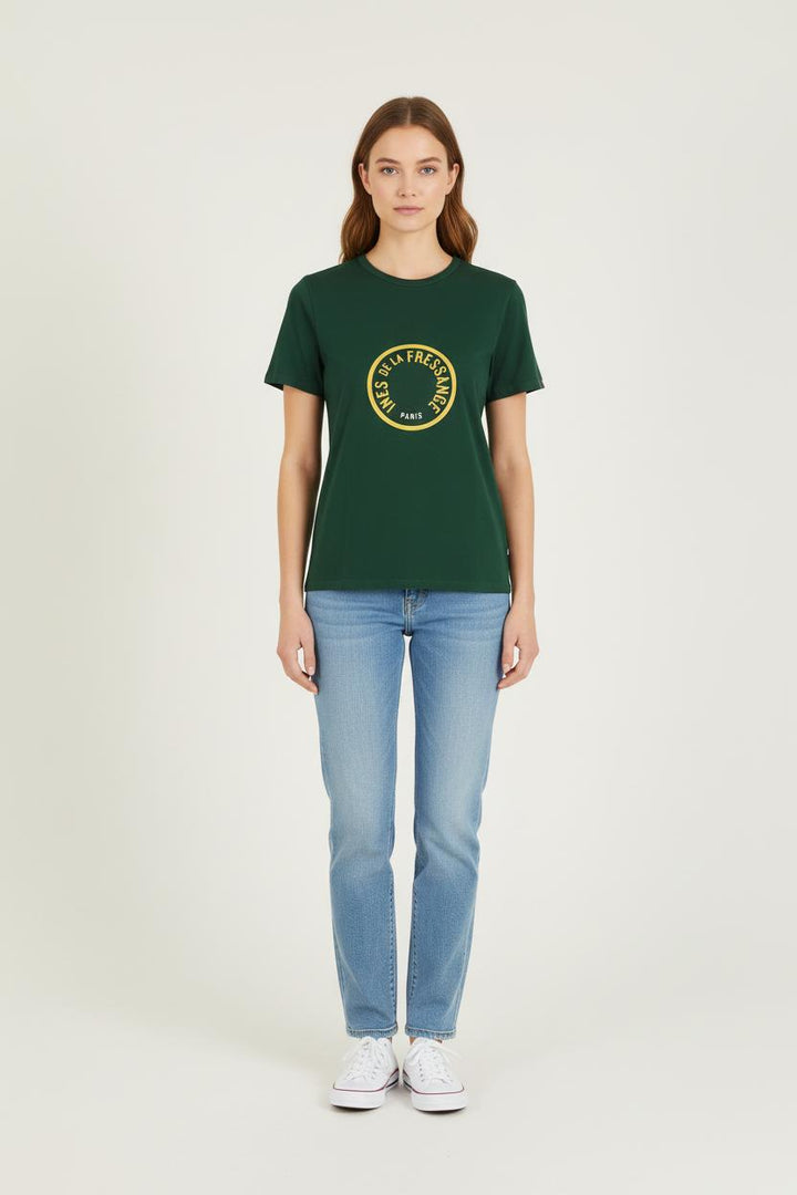 Tee-shirt Vert - Taille S/36 de la marque Ines de la Fressange Paris | PARAD78115 - Vendu par Paradigme - Image 1