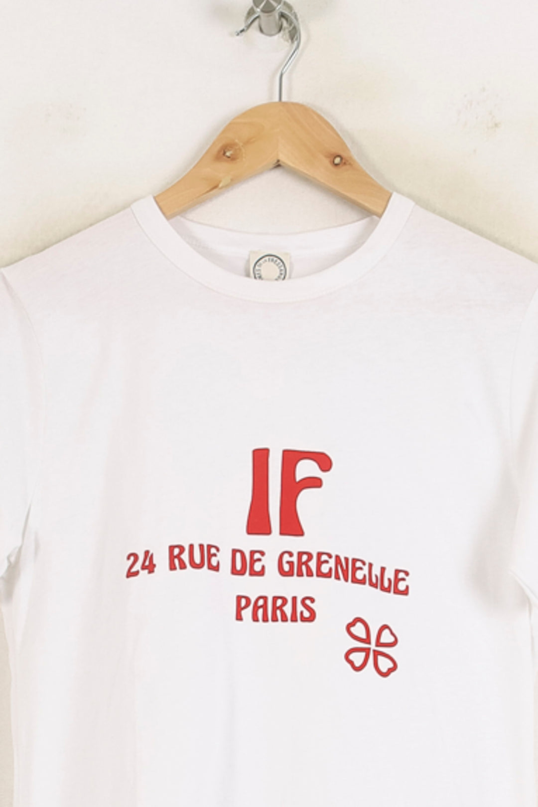 Tee-shirt Blanc et Rouge - Taille S/36 de la marque Ines de la Fressange Paris | PARAD78119 - Vendu par Paradigme - Image 2