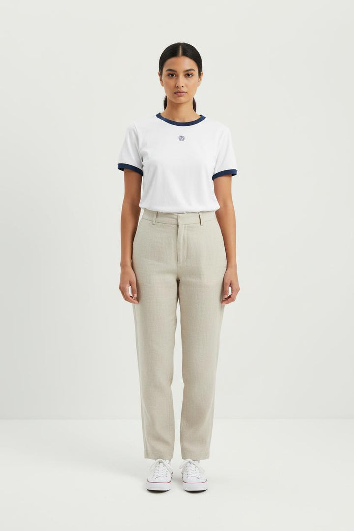 Tee-shirt Blanc et Bleu - Taille S/36 de la marque Ines de la Fressange Paris | PARAD78120 - Vendu par Paradigme - Image 1