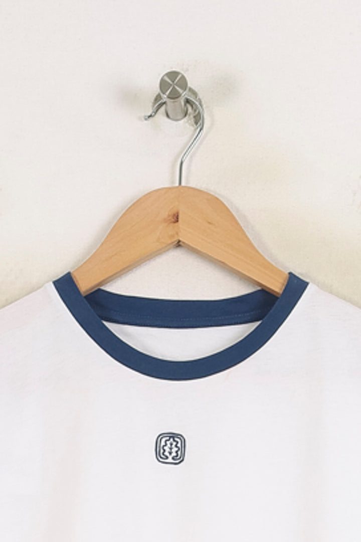 Tee-shirt Blanc et Bleu - Taille S/36 de la marque Ines de la Fressange Paris | PARAD78122 - Vendu par Paradigme - Image 2