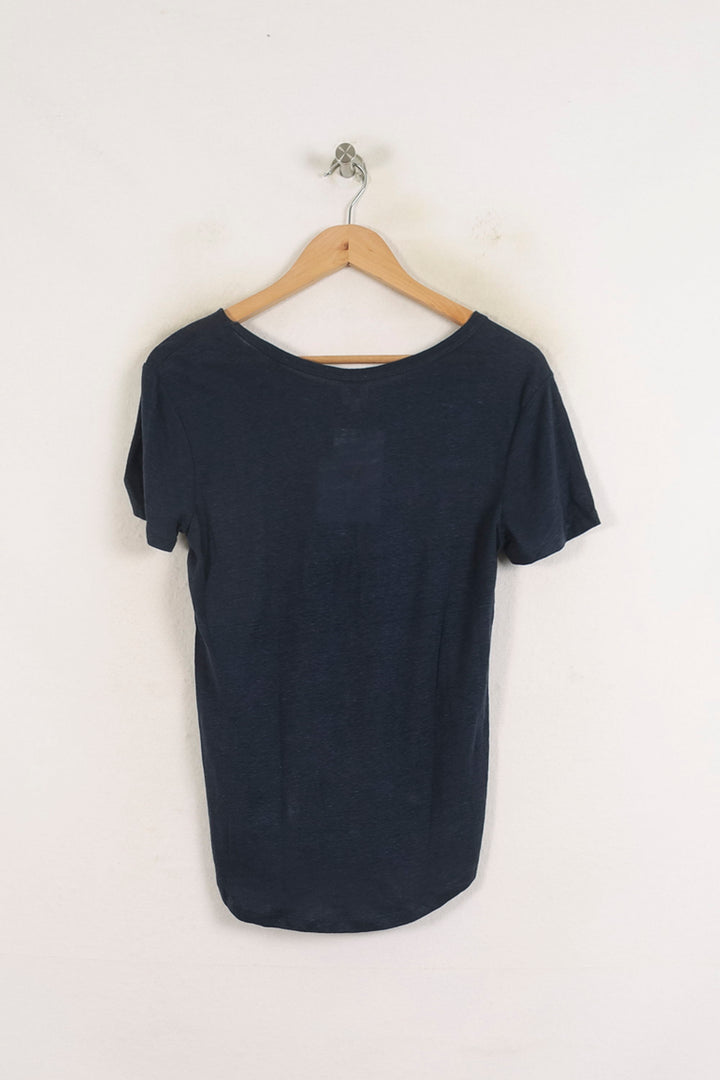 Tee-shirt Bleu - Taille S/36 de la marque Ines de la Fressange Paris | PARAD78123 - Vendu par Paradigme - Image 4