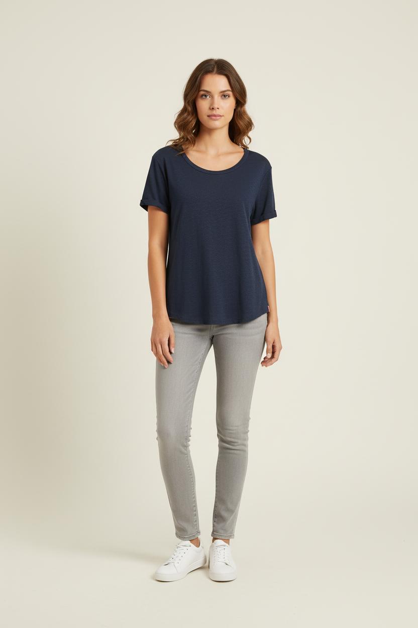 Tee-shirt Bleu - Taille S/36 de la marque Ines de la Fressange Paris | PARAD78123 - Vendu par Paradigme - Image 1