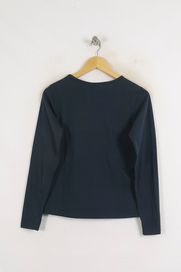 Tee-shirt Manches Longues Bleu - Taille S/36 de la marque Ines de la Fressange Paris | PARAD78127 - Vendu par Paradigme - Image 4