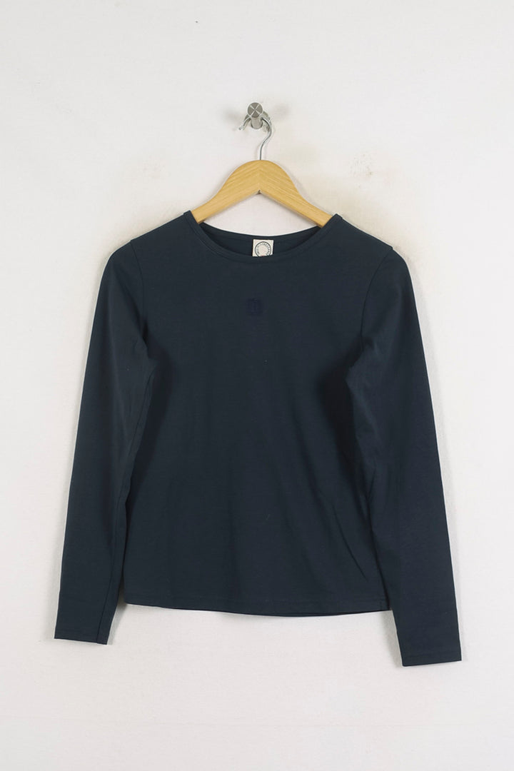 Tee-shirt Manches Longues Bleu - Taille S/36 de la marque Ines de la Fressange Paris | PARAD78127 - Vendu par Paradigme - Image 2