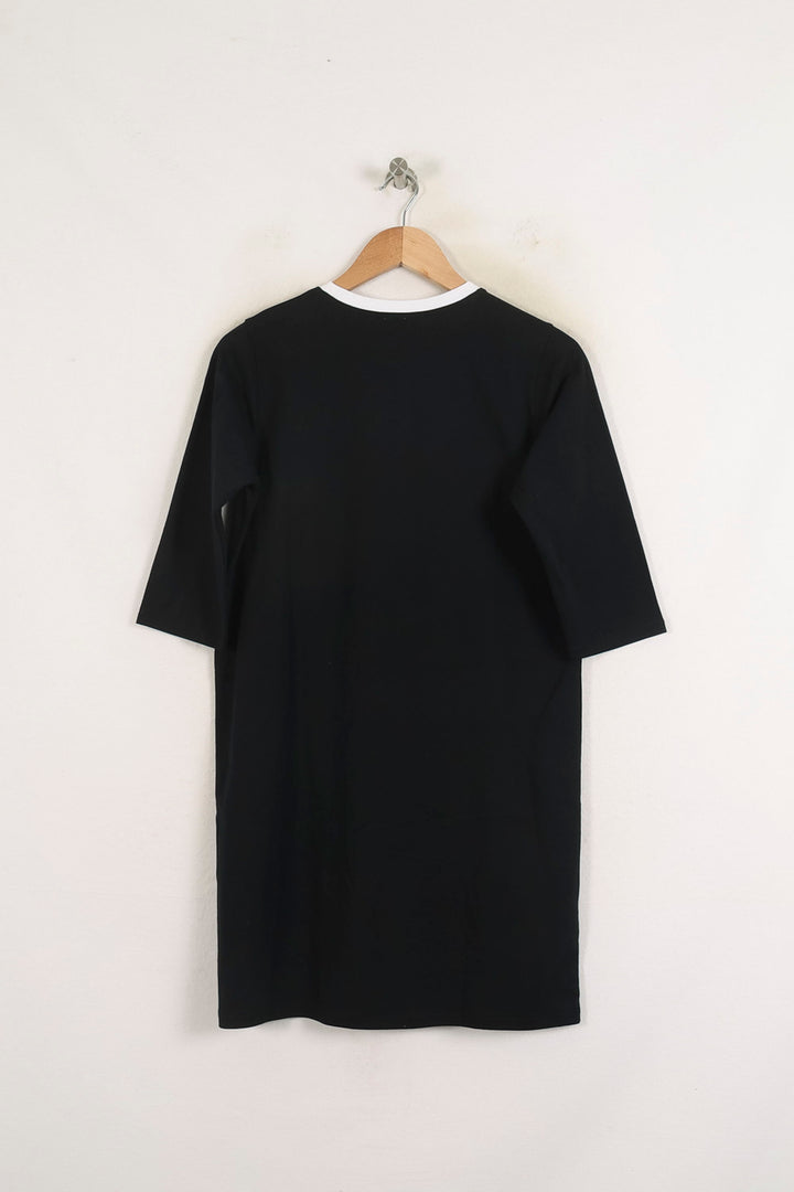 Robe T-shirt Noire et Blanche - Taille S/36 de la marque Ines de la Fressange Paris | PARAD78130 - Vendu par Paradigme - Image 4