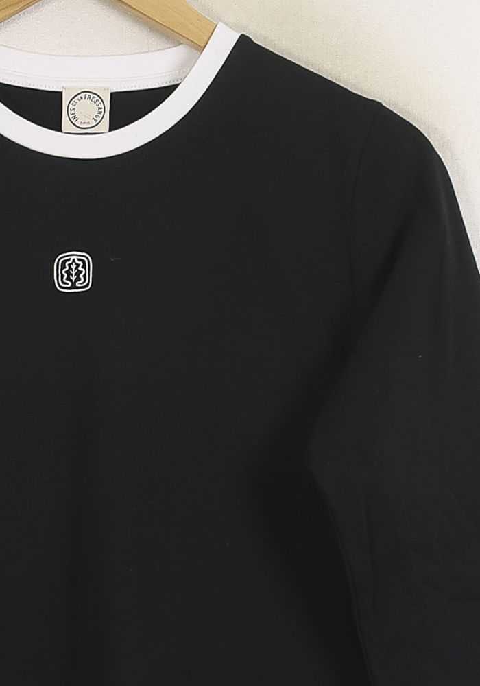 Robe T-shirt Noire et Blanche - Taille S/36 de la marque Ines de la Fressange Paris | PARAD78131 - Vendu par Paradigme - Image 3