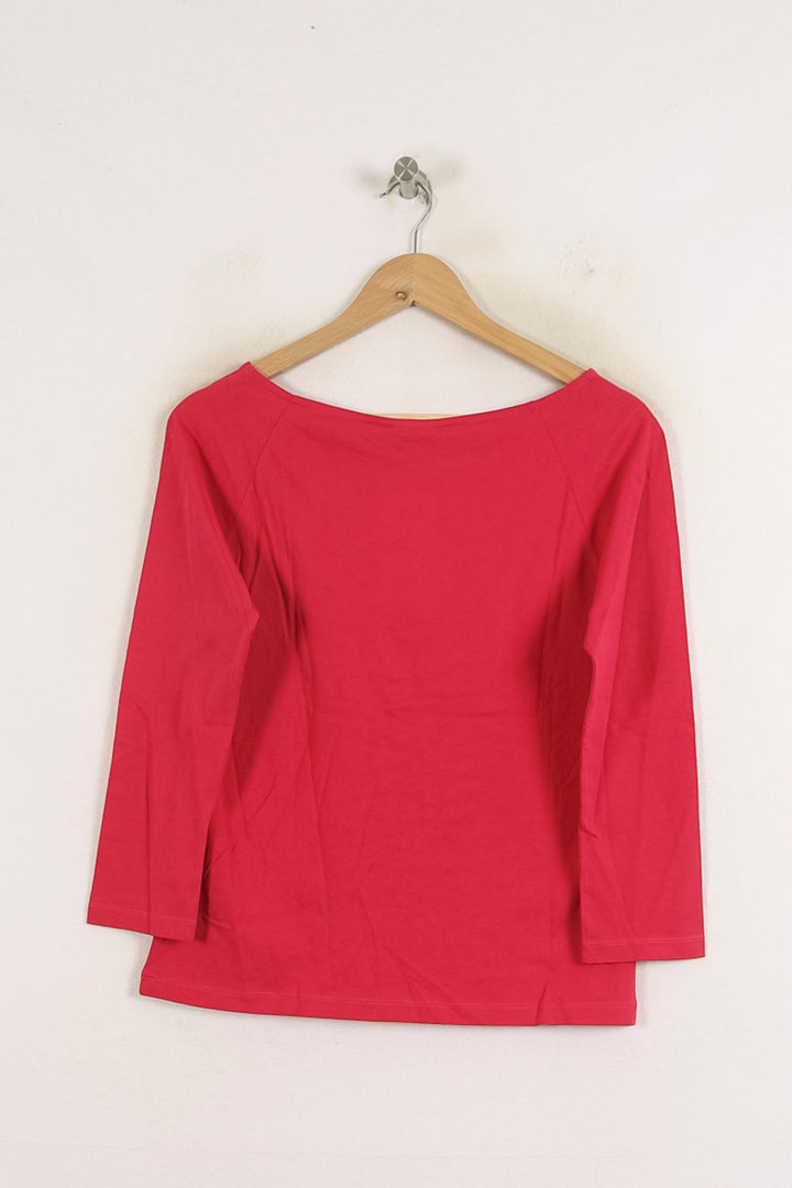 Tee-shirt Rose - Taille M/38 de la marque Ines de la Fressange Paris | PARAD78137 - Vendu par Paradigme - Image 4