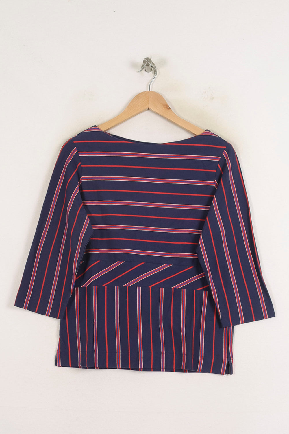 Blouse Bleue et Rouge - Taille S/36 de la marque Ines de la Fressange Paris | PARAD78140 - Vendu par Paradigme - Image 2