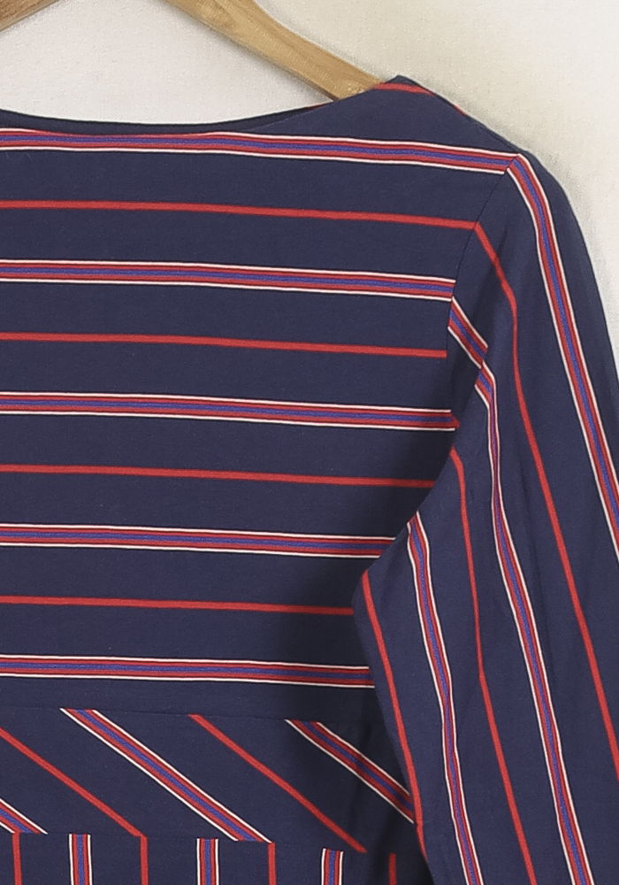 Blouse Bleu et Rouge - Taille S/36 de la marque Ines de la Fressange Paris | PARAD78141 - Vendu par Paradigme - Image 3