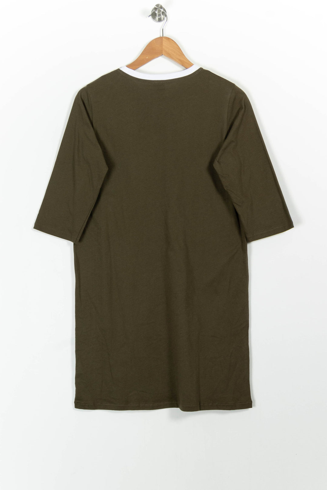 Robe T-shirt Verte et Blanche - Taille S/36 de la marque Ines de la Fressange Paris | PARAD78142 - Vendu par Paradigme - Image 4