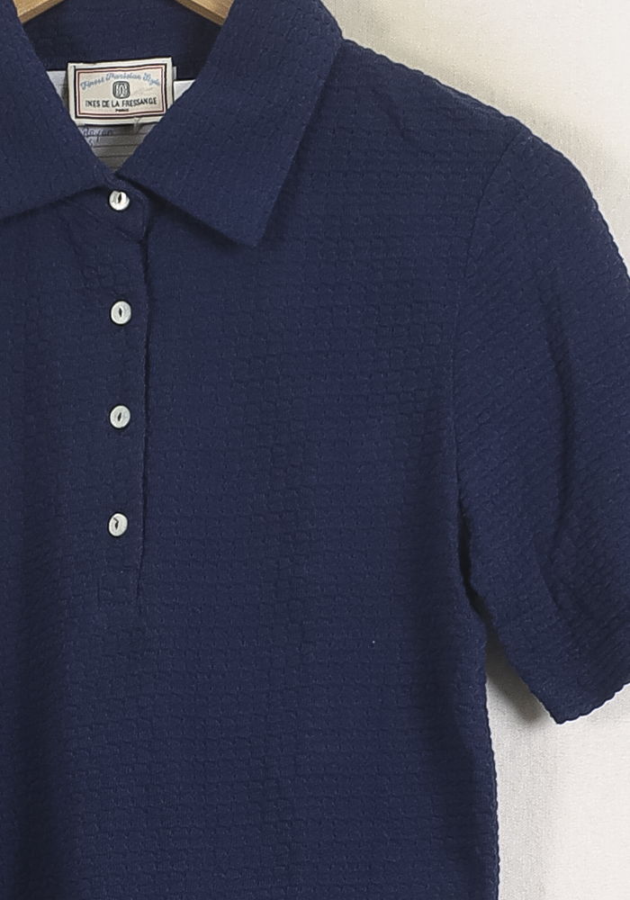 Polo Bleu - Taille S/36 de la marque Ines de la Fressange Paris | PARAD78146 - Vendu par Paradigme - Image 3