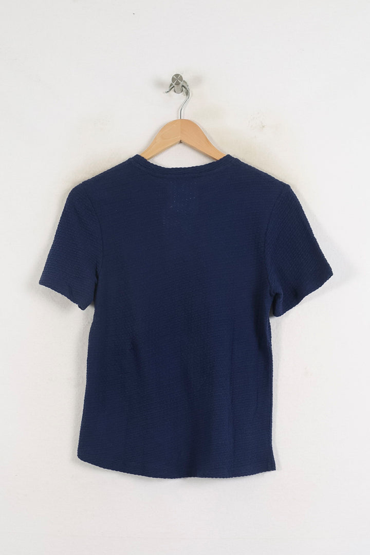 Tee-shirt Bleu - Taille S/36 de la marque Ines de la Fressange Paris | PARAD78147 - Vendu par Paradigme - Image 4