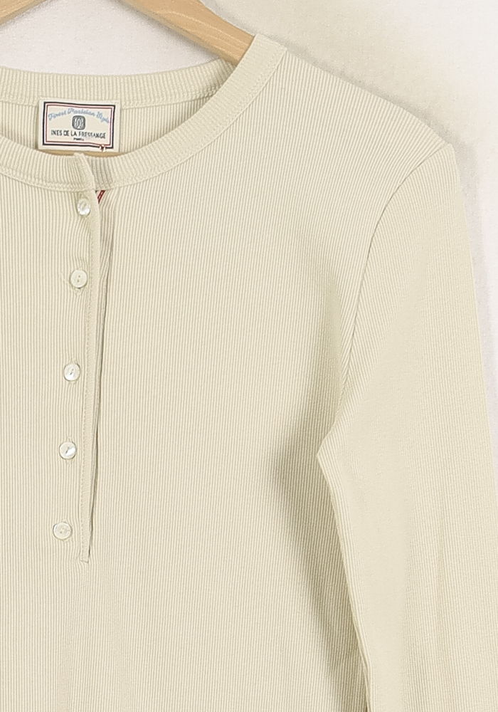 Henley Beige - Taille S/36 de la marque Ines de la Fressange Paris | PARAD78151 - Vendu par Paradigme - Image 3