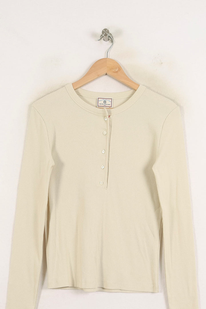 Henley Beige - Taille S/36 de la marque Ines de la Fressange Paris | PARAD78151 - Vendu par Paradigme - Image 2