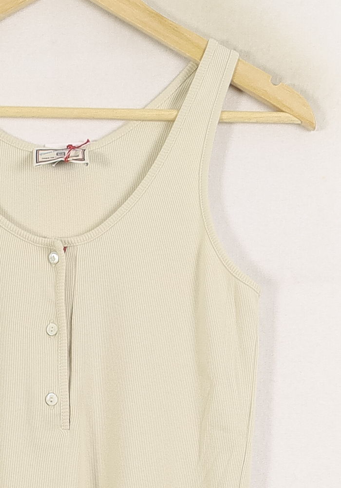 Débardeur Beige - Taille S/36 de la marque Ines de la Fressange Paris | PARAD78152 - Vendu par Paradigme - Image 3