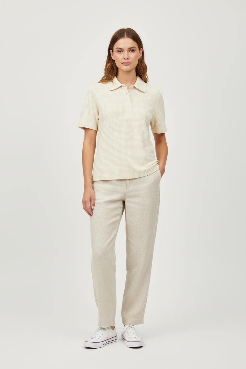 Polo Beige - Taille S/36 de la marque Ines de la Fressange Paris | PARAD78156 - Vendu par Paradigme - Image 1