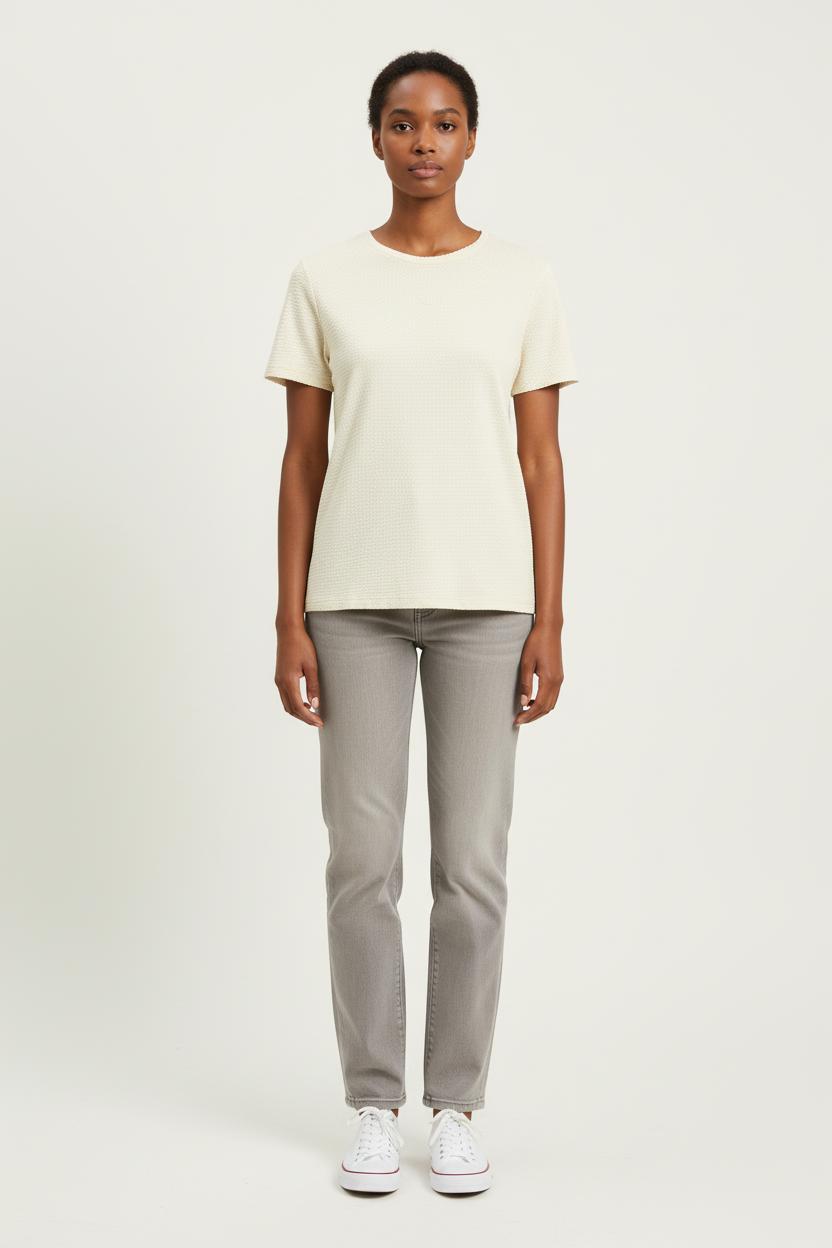 Tee-shirt Beige - Taille S/36 de la marque Ines de la Fressange Paris | PARAD78158 - Vendu par Paradigme - Image 1