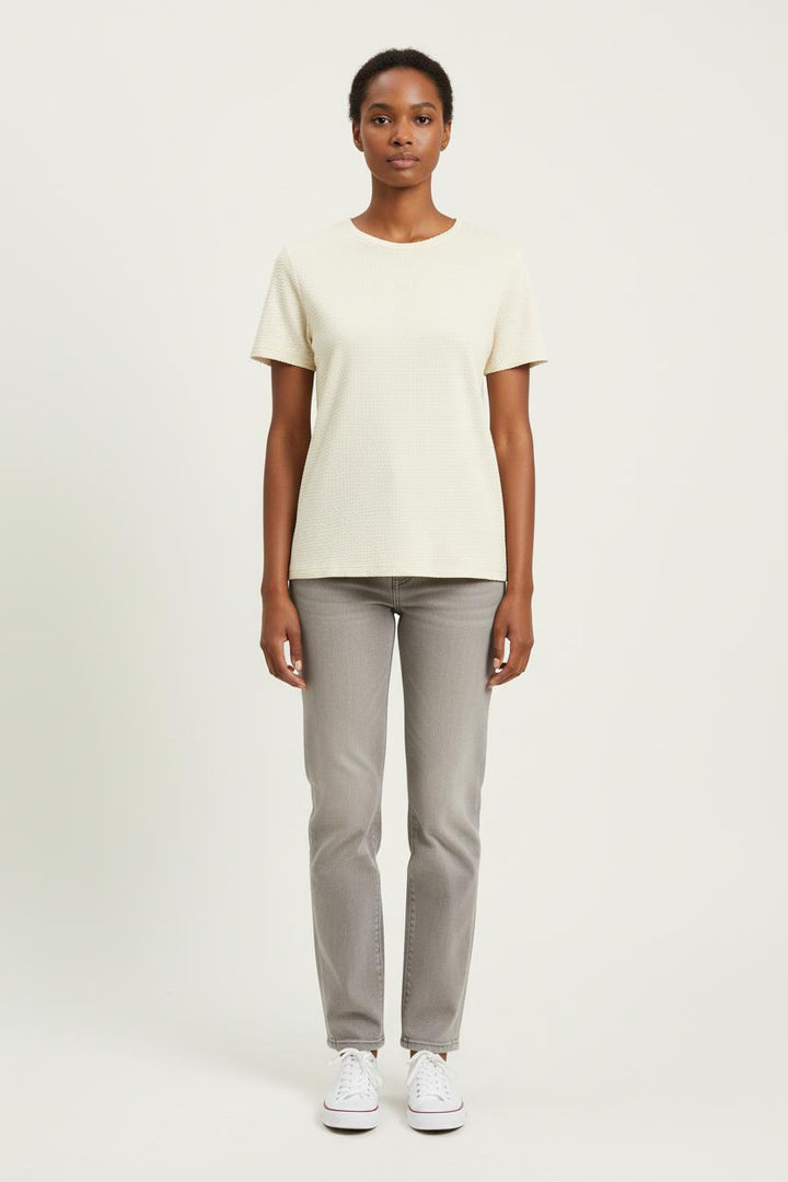 Tee-shirt Beige - Taille S/36 de la marque Ines de la Fressange Paris | PARAD78158 - Vendu par Paradigme - Image 1