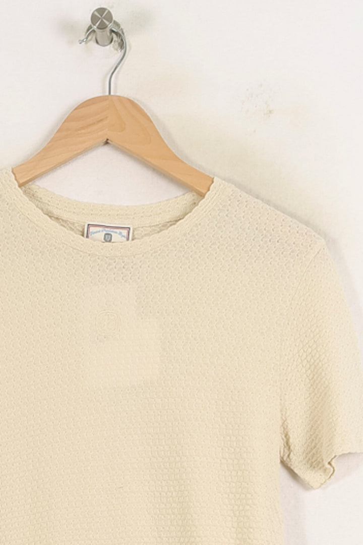 Tee-shirt Beige - Taille S/36 de la marque Ines de la Fressange Paris | PARAD78158 - Vendu par Paradigme - Image 2