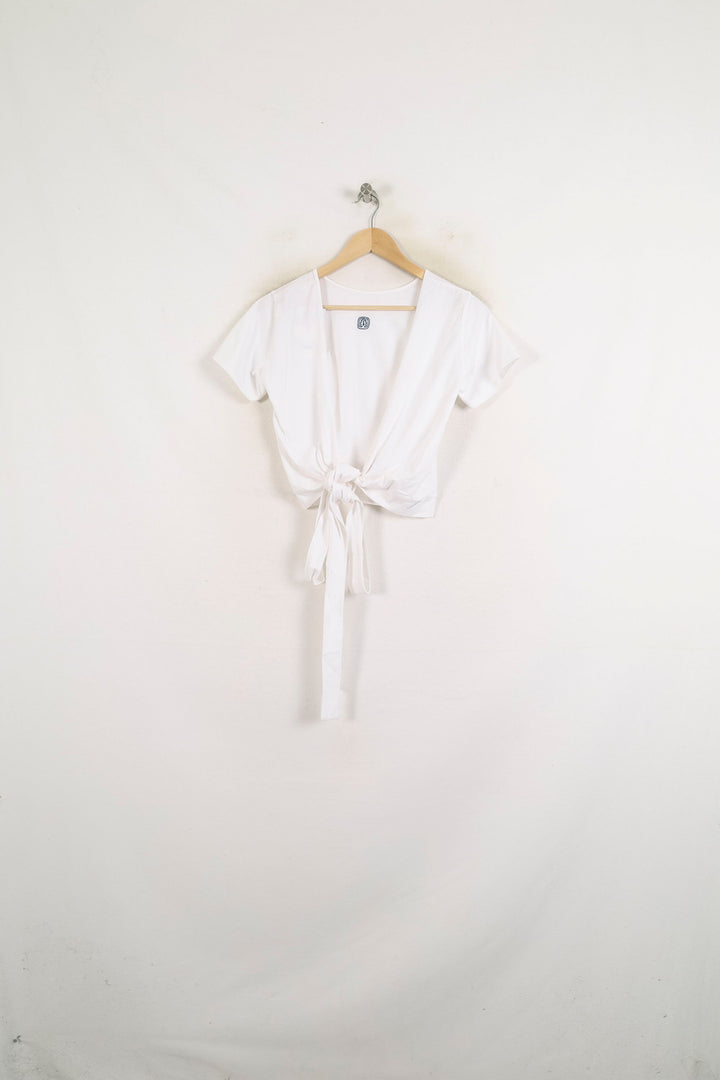 Tee-shirt Blanc - Taille S/36 de la marque Ines de la Fressange Paris | PARAD78161 - Vendu par Paradigme - Image 4