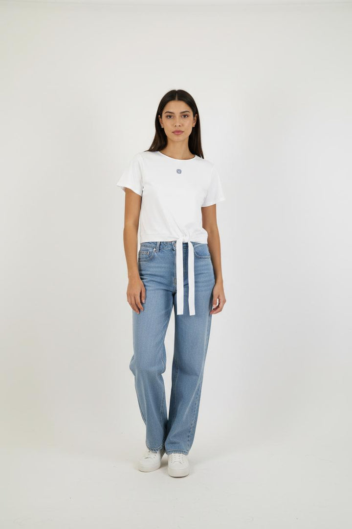 Tee-shirt Blanc - Taille S/36 de la marque Ines de la Fressange Paris | PARAD78161 - Vendu par Paradigme - Image 1