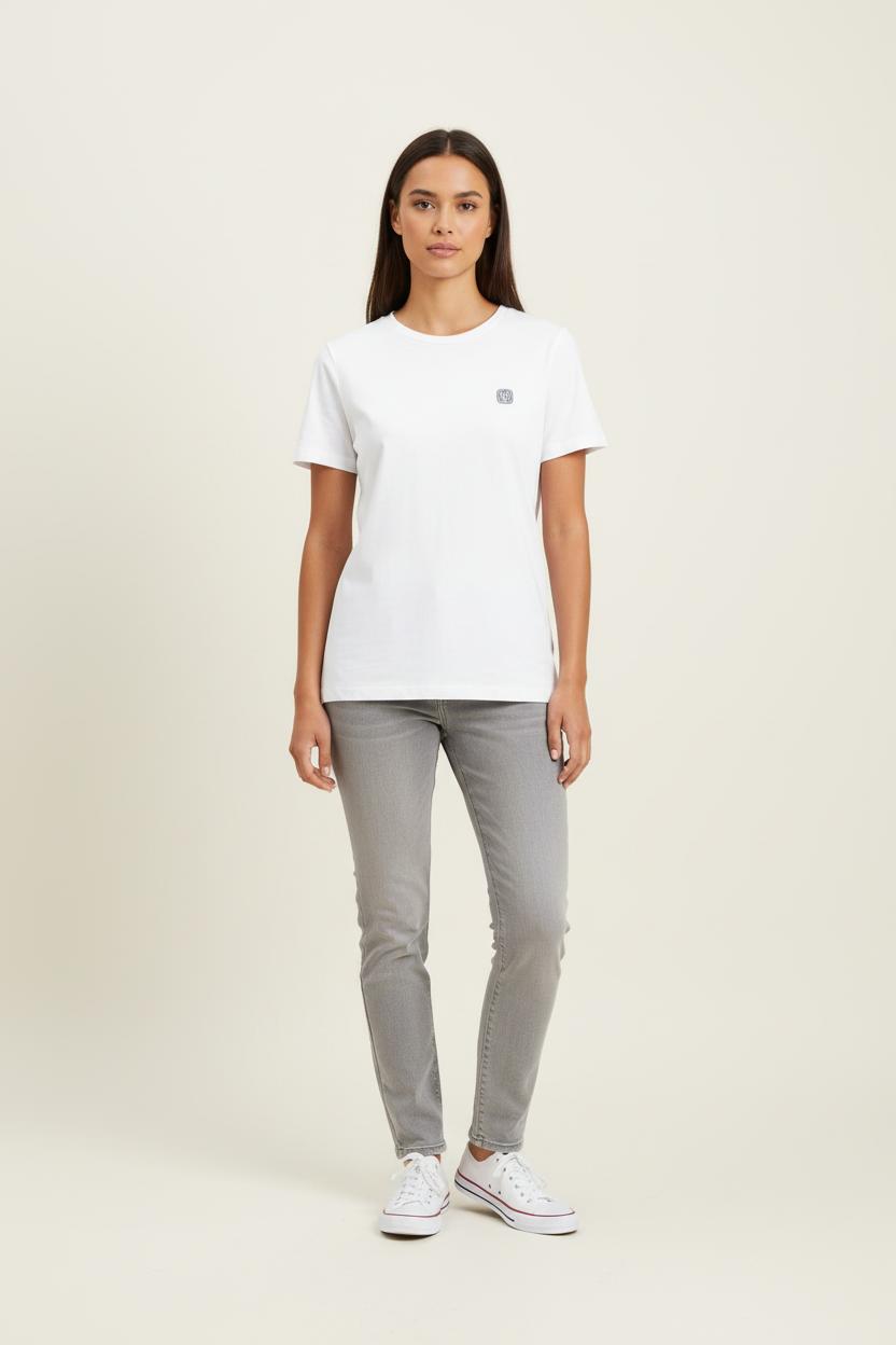 T-shirt Blanc - Taille S/36 de la marque Ines de la Fressange Paris | PARAD78162 - Vendu par Paradigme - Image 1